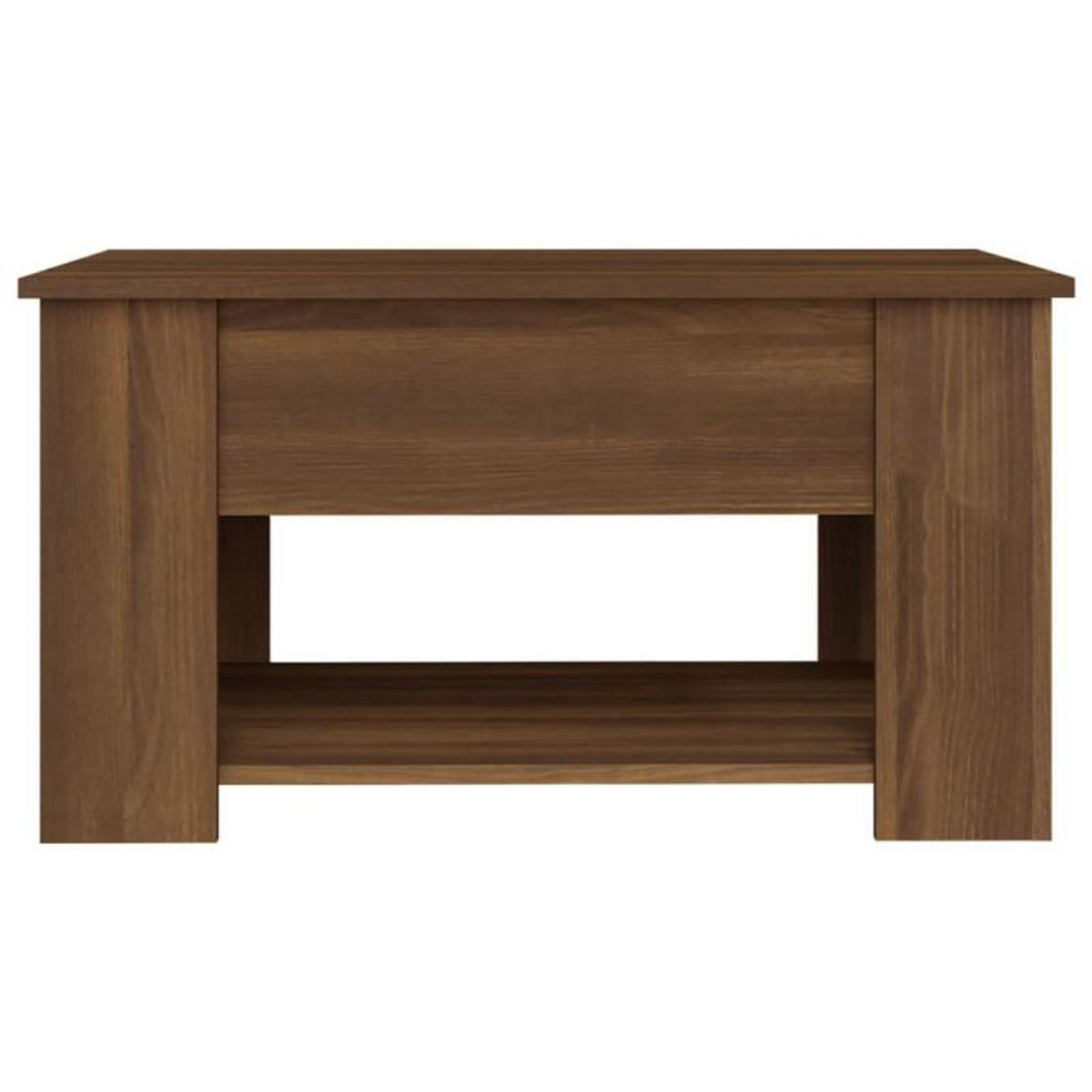 VIDAXL Table basse Chêne marron 79x49x41 cm Bois d ingénierie
