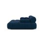 Voir la diapositive 4 : LISA DESIGN Ruby - canapé droit 4 places avec double méridienne - assise profonde - en velours texturé