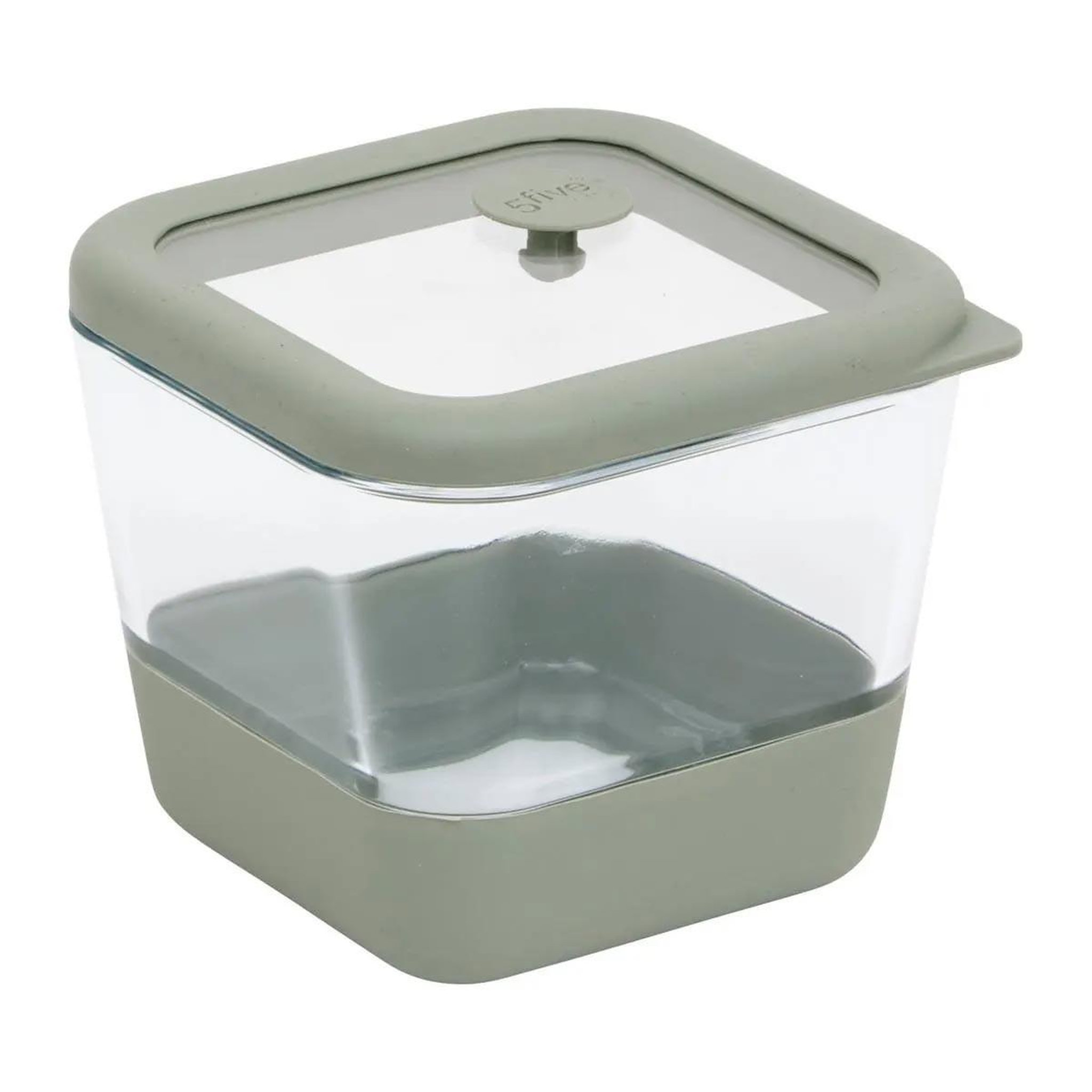 FIVE Boîte de conservation hermétique  siliglass  0,5l gris
