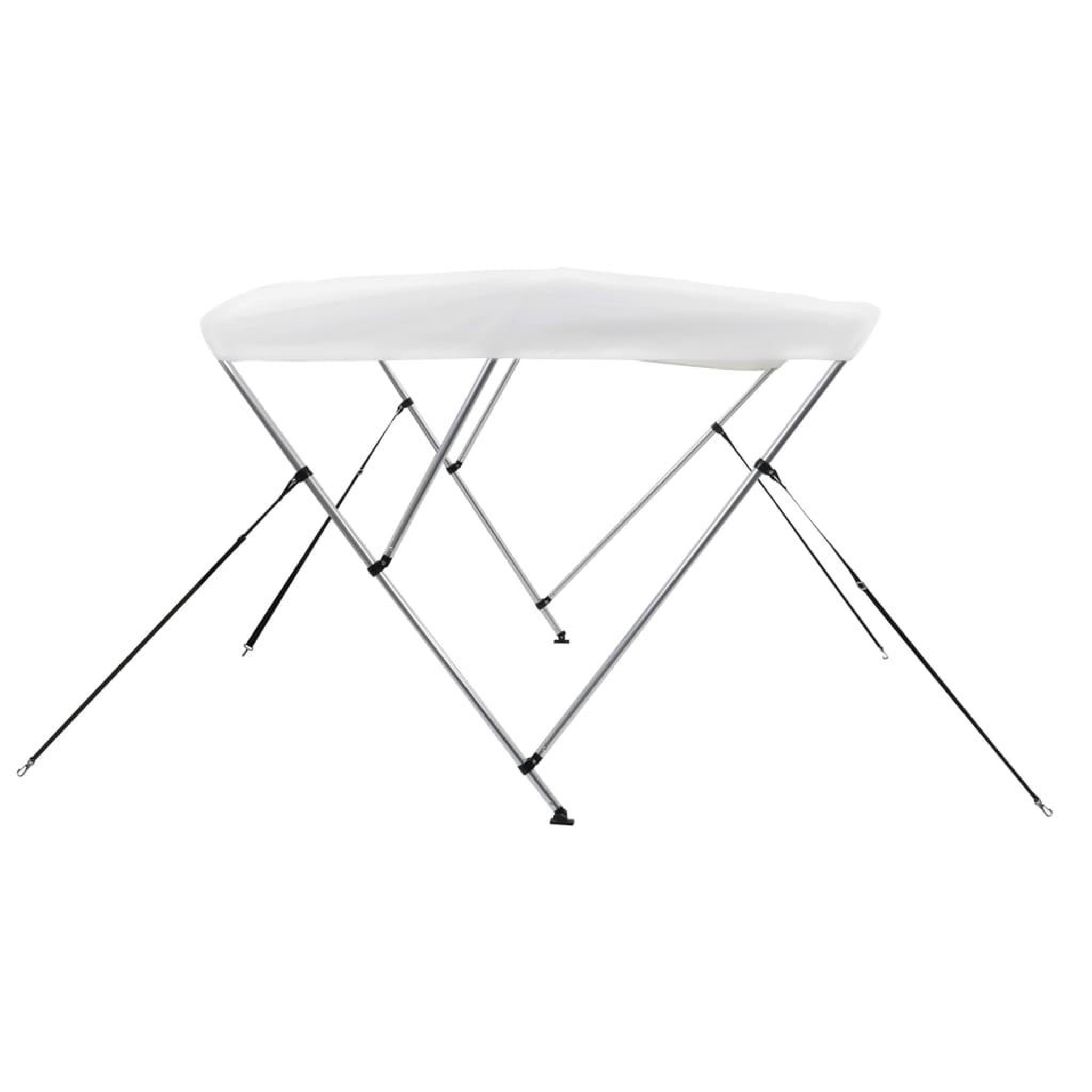 Voir la diapositive 4 : VIDAXL Auvent bimini a 3 arceaux Blanc 183x180x137 cm