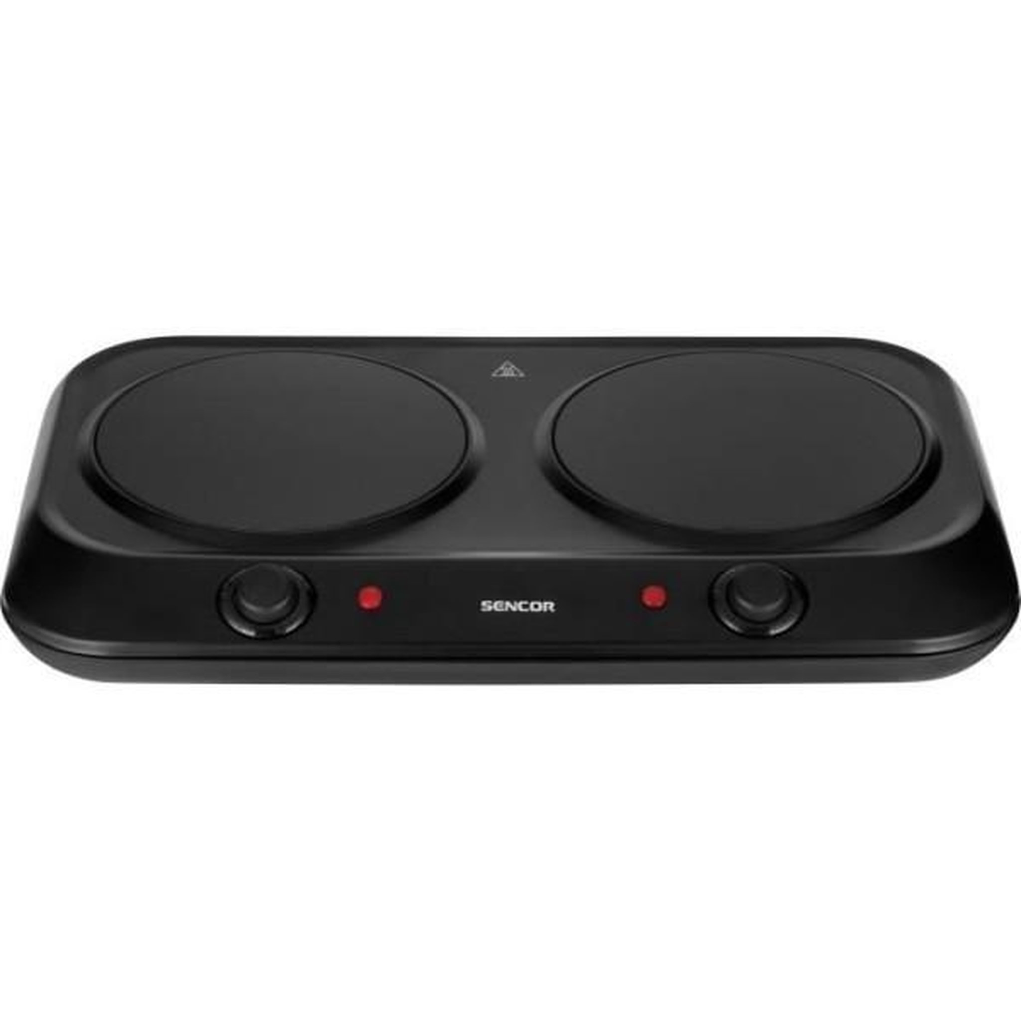 Voir la diapositive 3 : MARKET24 Plaque de Cuisson - Mobile Electrique Plaque de cuisson infrarouge - SENCOR - SCP 2263BK - 2400 W - 2 foyers - Noir