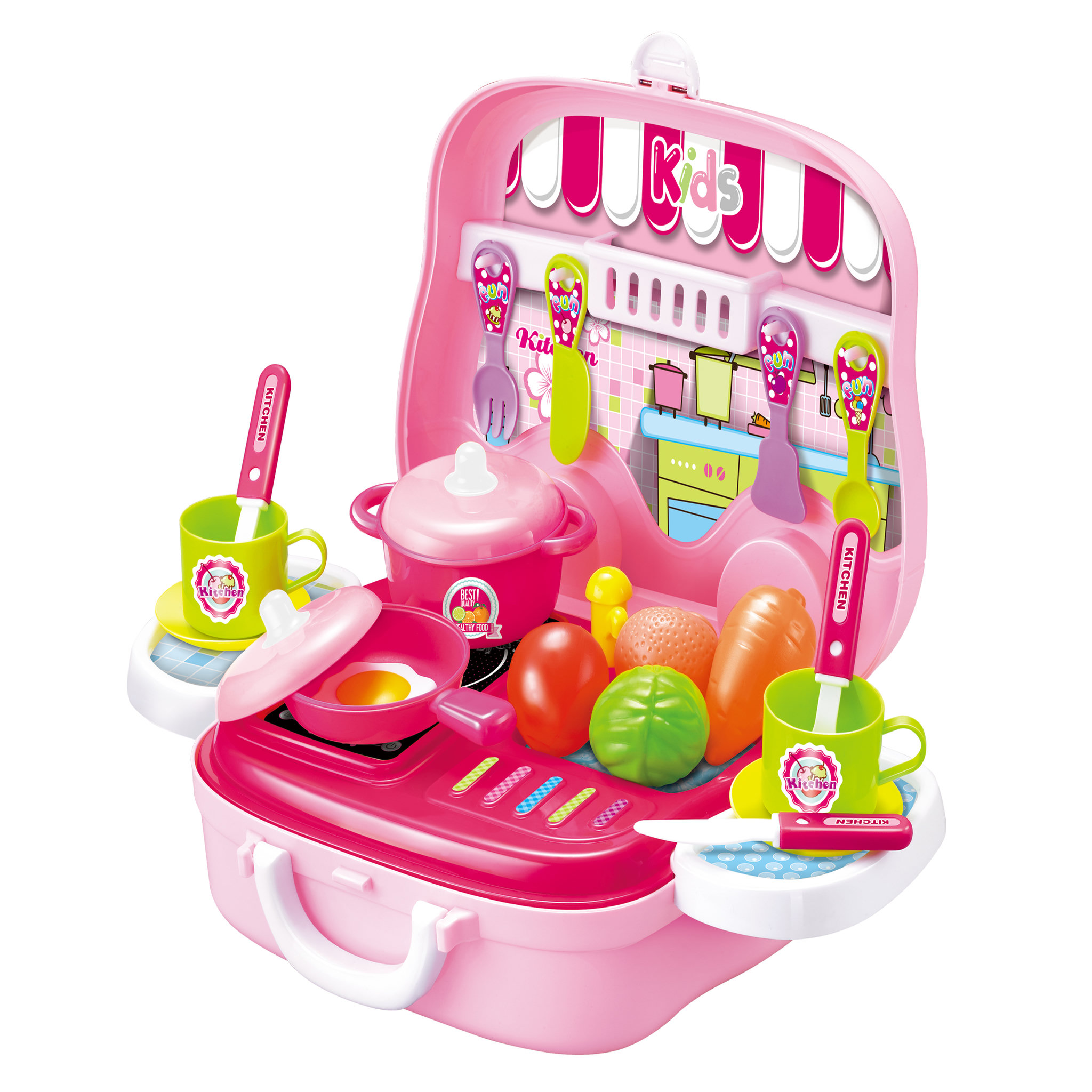 Voir la diapositive 7 : One Two Fun Malette de jeu - cuisine, beauté ou docteur