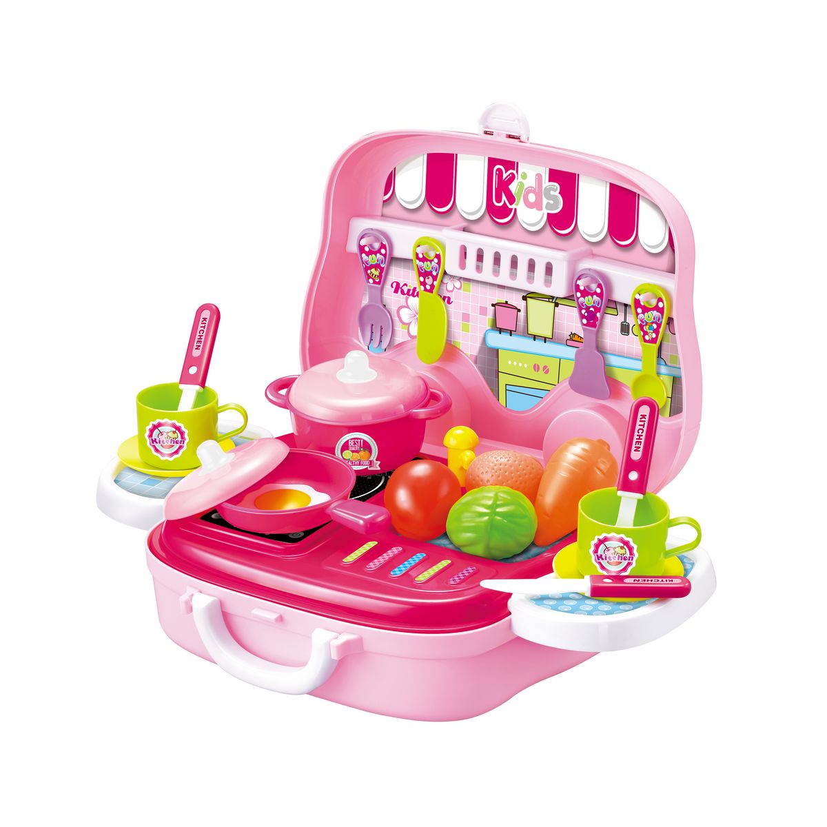 One Two Fun Malette de jeu - cuisine, beauté ou docteur