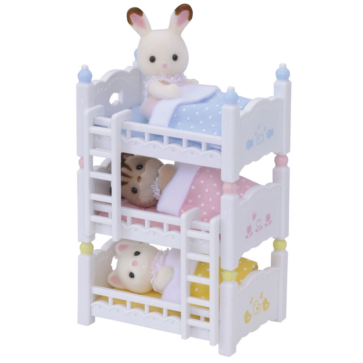 Epoch d'Enfance 4448 Lits Superposés à 3 Couchettes Bébés Sylvanian