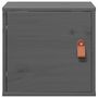 Voir la diapositive 5 : VIDAXL Armoires murales 2 pcs Gris 31,5x30x30 cm Bois de pin massif