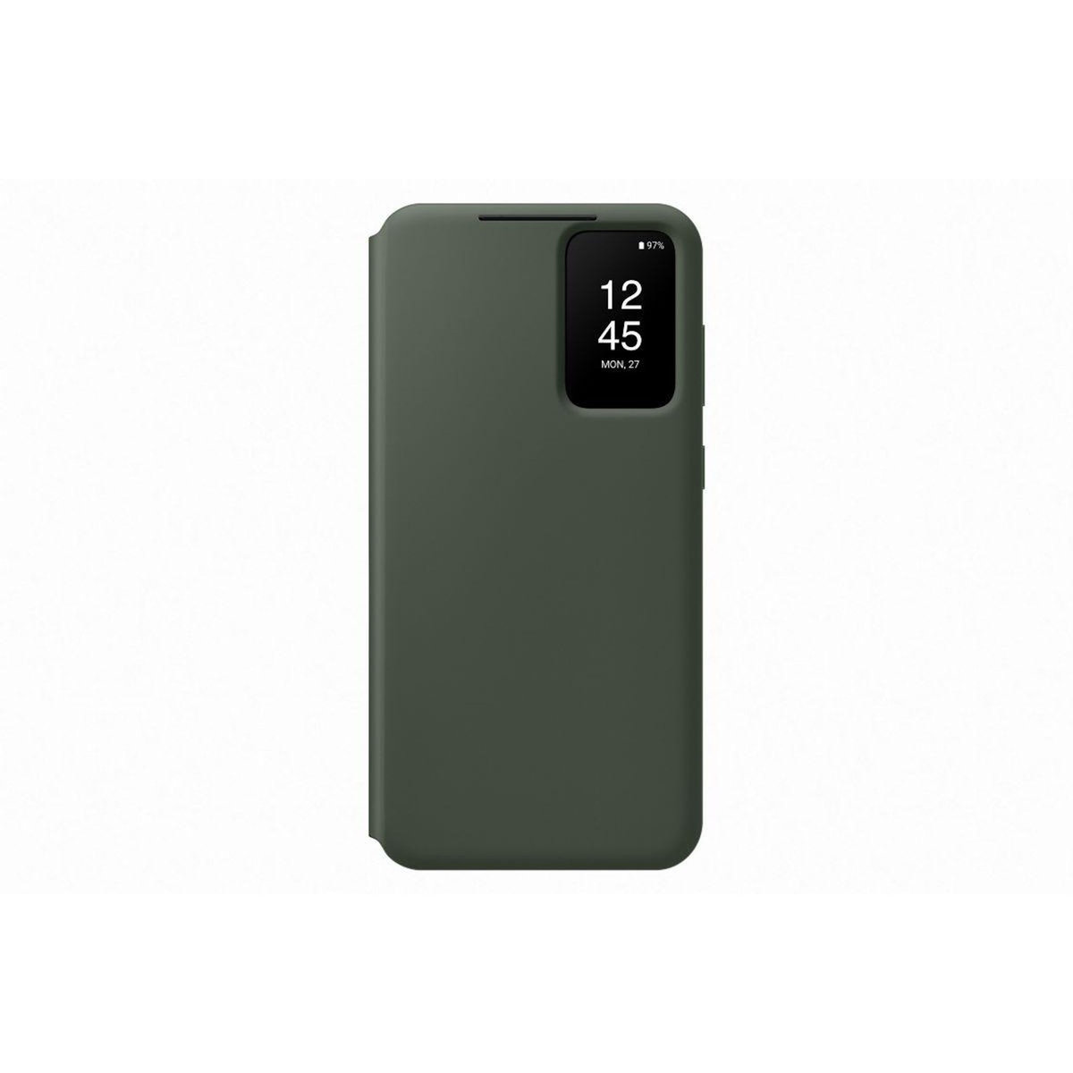 Samsung Etui S23+ Smart View porte-carte Khaki