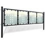 Voir la diapositive 2 : VIDAXL Portail simple de cloture Noir 300x150 cm