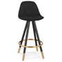 Voir la diapositive 1 : Paris Prix Tabouret de Bar Design  Ratima  87cm Noir & Or