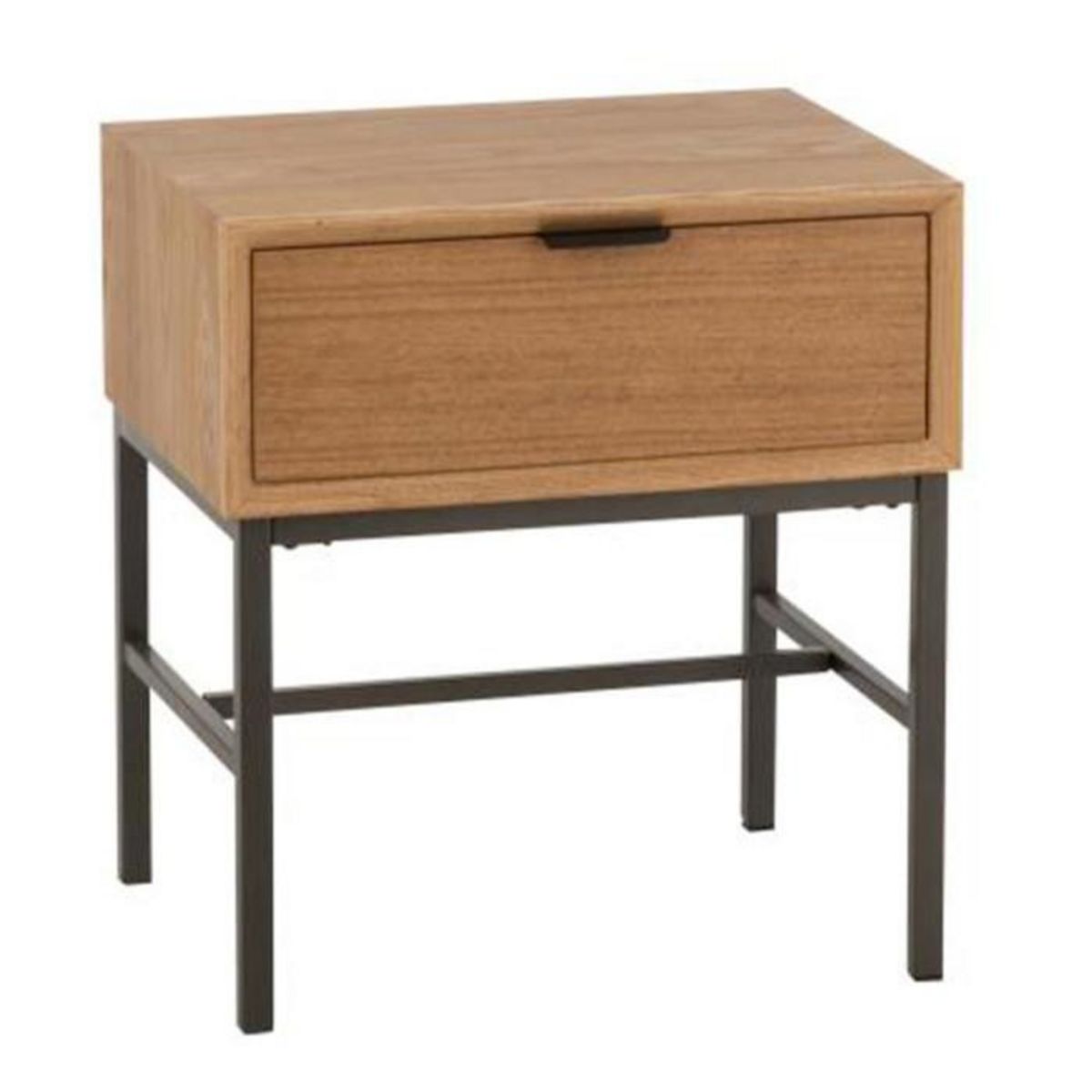 Paris Prix Table de Chevet en Bois  Guiseppe  51cm Naturel