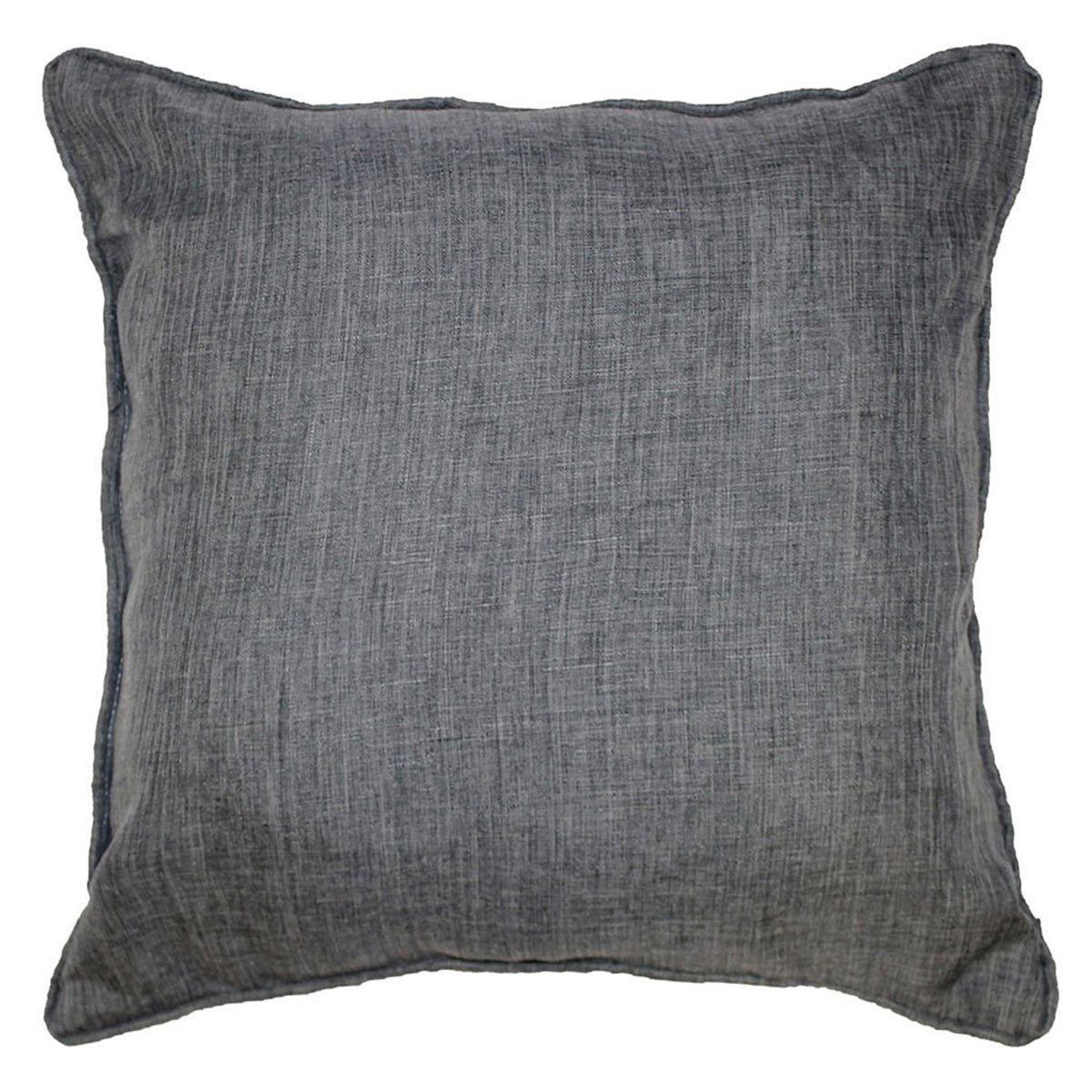 Douceur d'Intérieur Coussin déco  newton  40x40cm gris anthracite