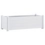 Voir la diapositive 2 : VIDAXL Lit sureleve de jardin PP Blanc 100x43x35 cm