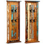 Voir la diapositive 3 : VIDAXL Porte-manteau 2 pcs Bois de recuperation massif 38x100 cm