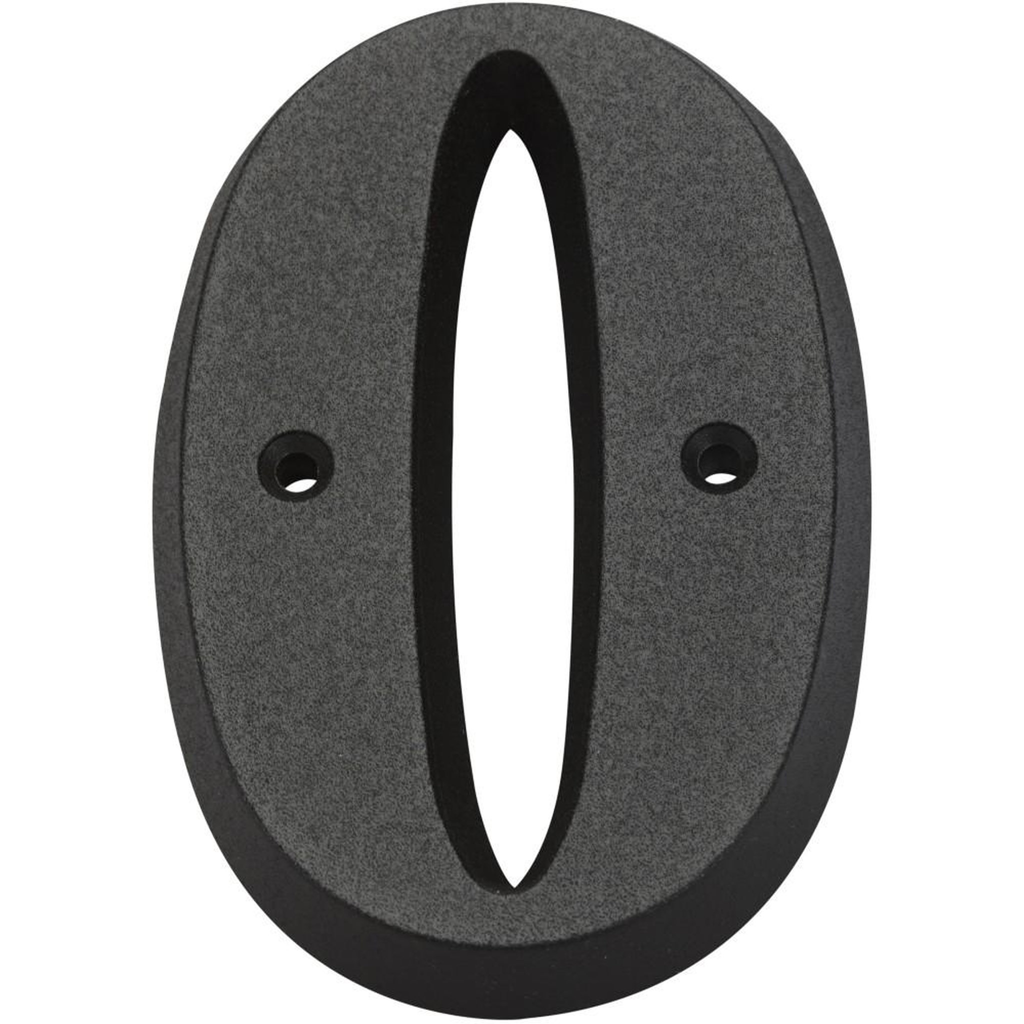 CENTRALE BRICO Chiffre 0 en zamak mat H.8 x l.4.5 cm