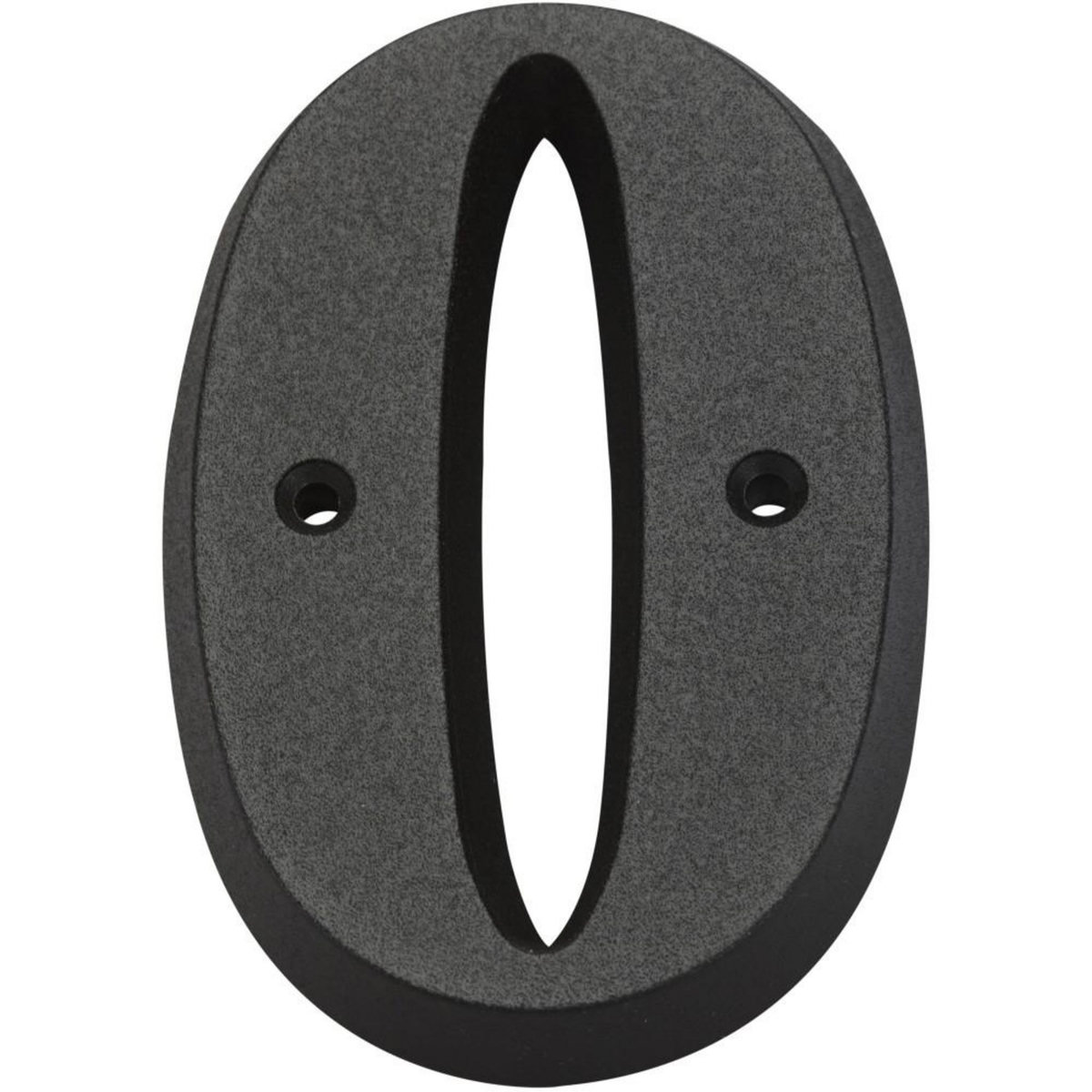 CENTRALE BRICO Chiffre 0 en zamak mat H.8 x l.4.5 cm
