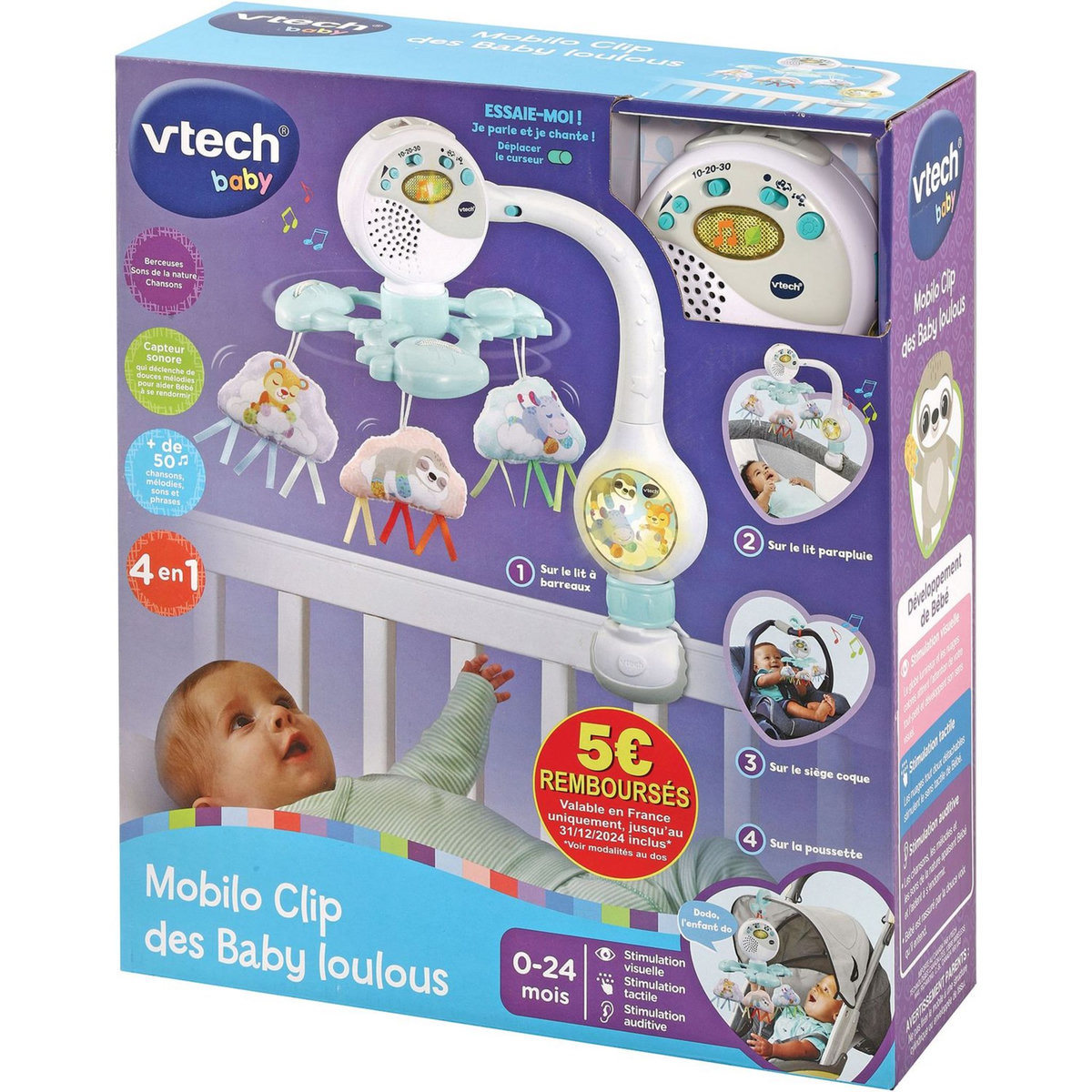 VTECH Mobilo clip des baby loulous 