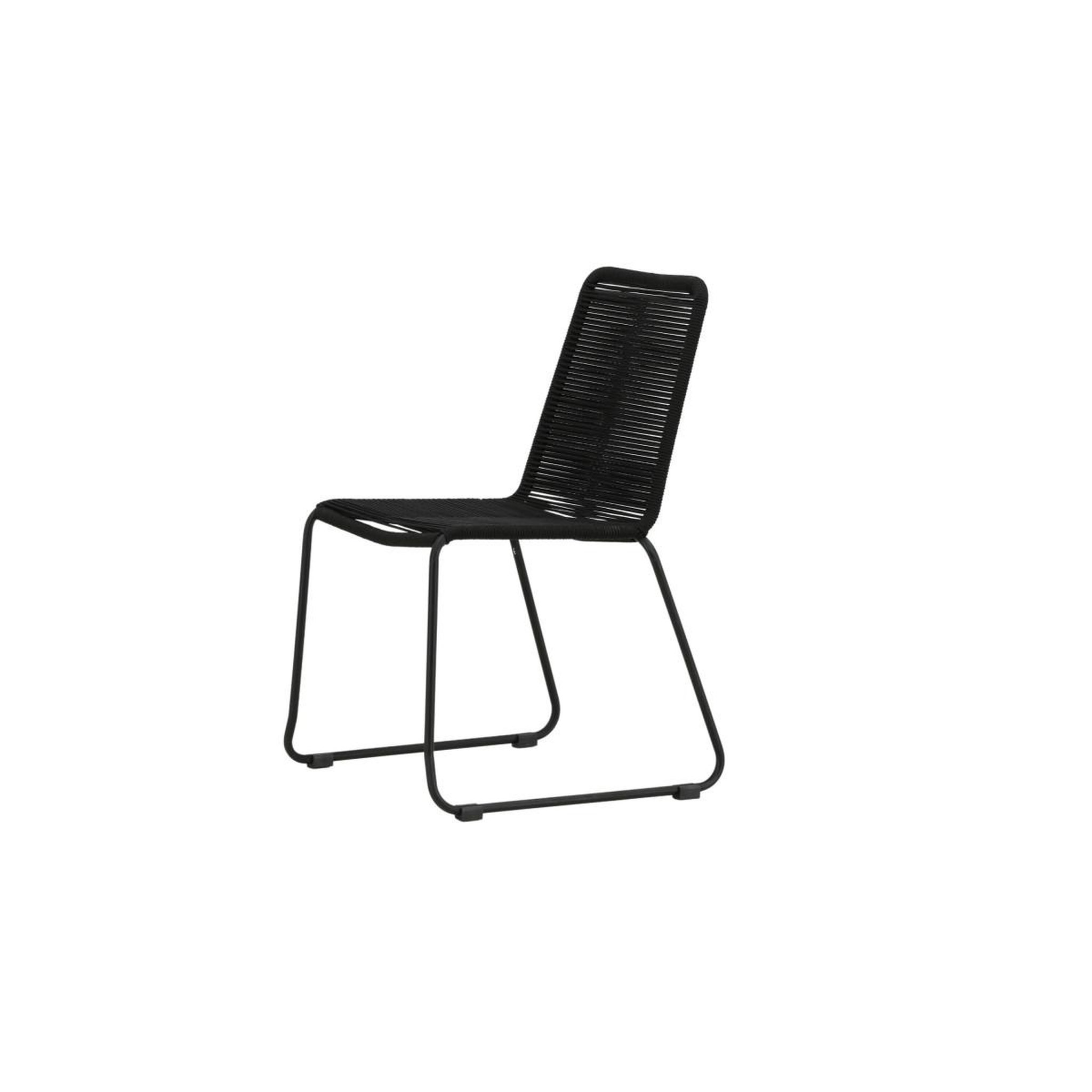Voir la diapositive 4 : Paris Prix Chaise de jardin empilable  lindos  87cm noir