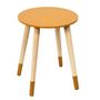 Voir la diapositive 3 : Paris Prix Lot de 2 Tables Gigognes  Relief Bicolore  48cm Bleu & Jaune