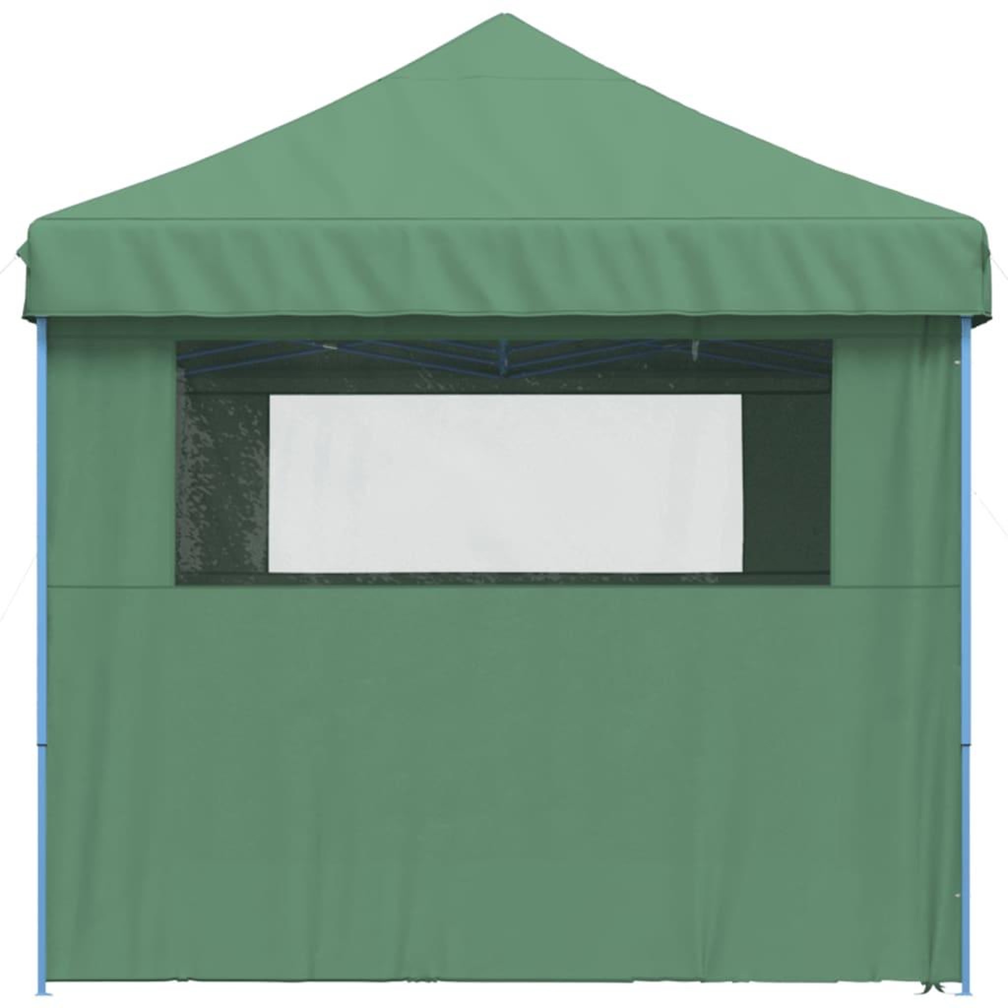 Voir la diapositive 4 : VIDAXL Tente de reception pliable escamotable 4 parois laterales vert