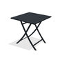 Voir la diapositive 1 : DCB GARDEN Table de jardin pliante 70x70cm aluminium gris anthracite MARIUS