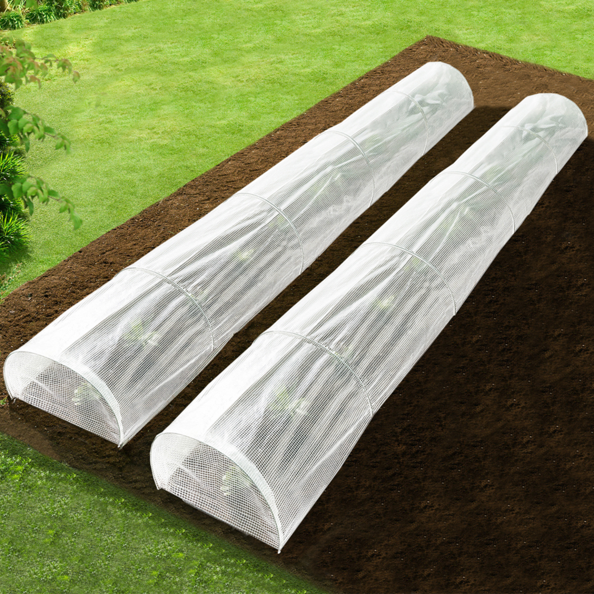 ID MARKET Lot de 2 tunnels de forçage accordéon toutes saisons PRO 5M