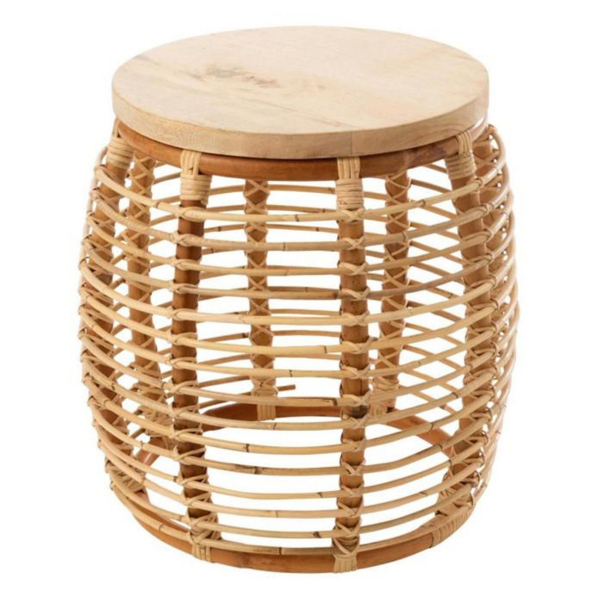 Paris Prix Table d'Appoint en Rotin  Ana  45cm Naturel