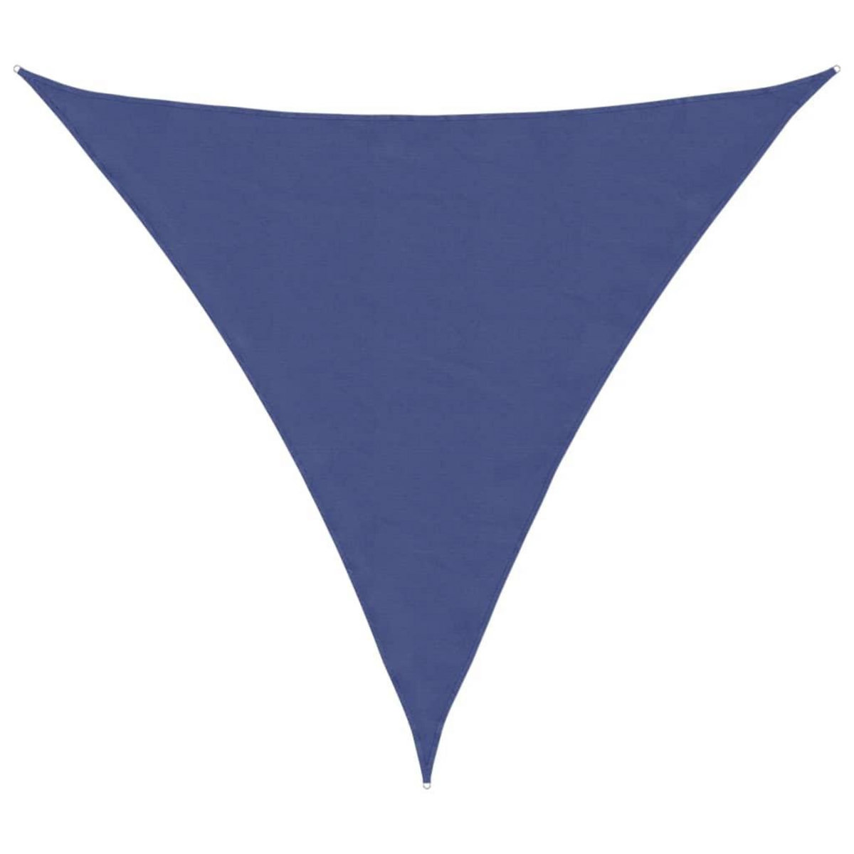 VIDAXL Voile de parasol tissu oxford triangulaire 4x4x4 m bleu