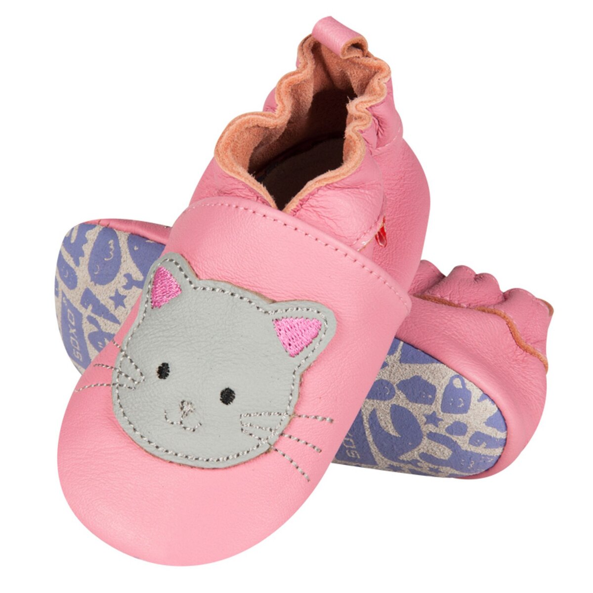 Chausson cuir souple bébé - Achat chaussons cuir souple pour bébé pas cher