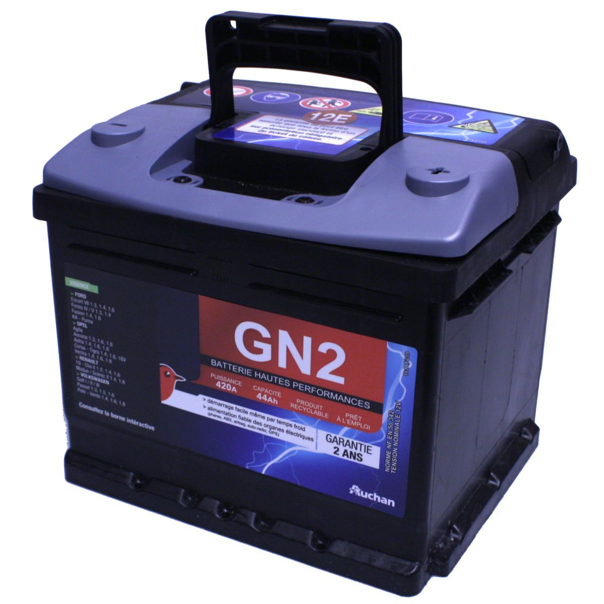 AUCHAN Batterie pour voiture GN2420A 44 AH