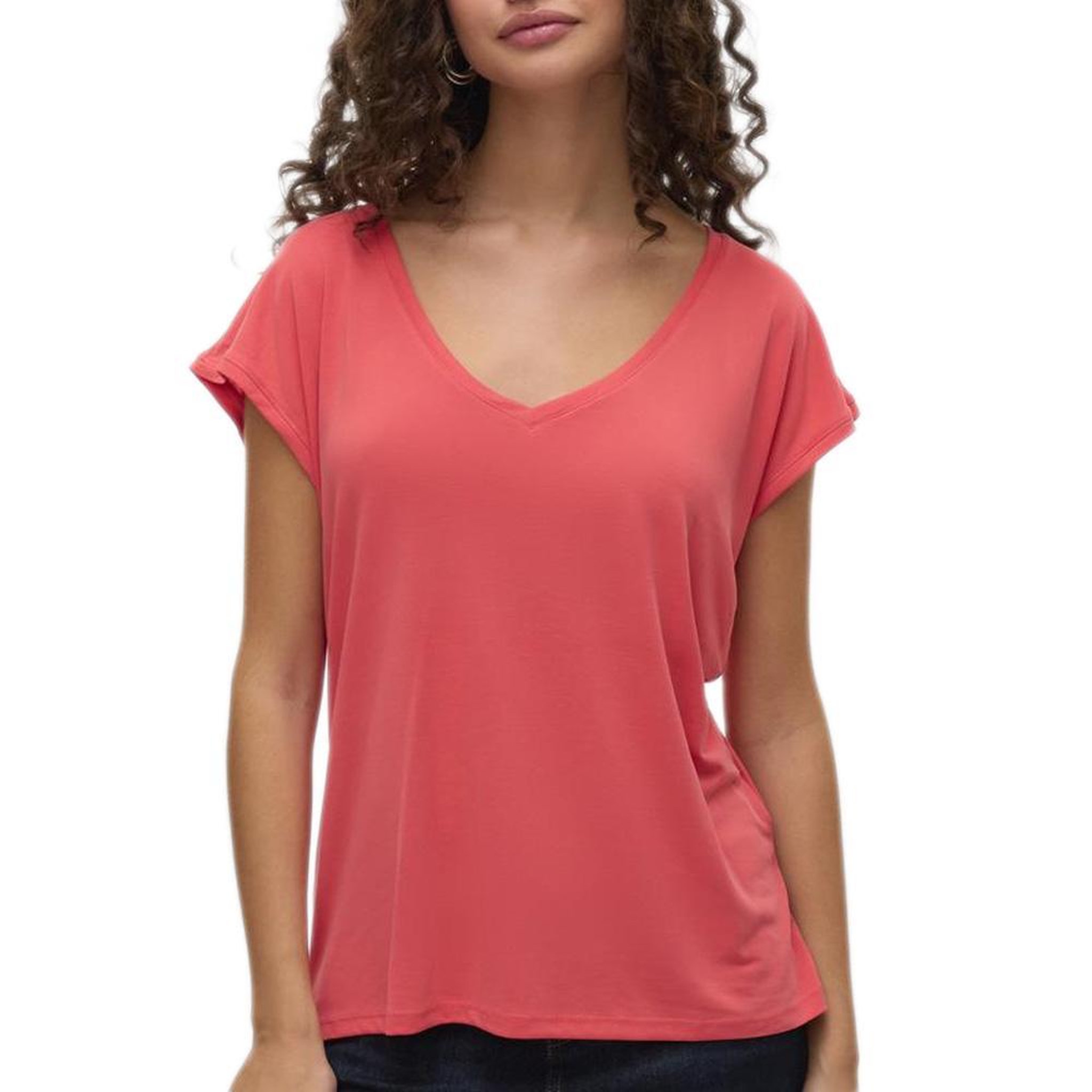 Voir la diapositive 1 : Vero Moda T-shirt Rose Femme Vero Moda 10247666