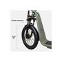 Voir la diapositive 5 : WISPEED Draisienne électrique Wispeed Cyclomobile léger homologué route 20 36V14Ah KAKI