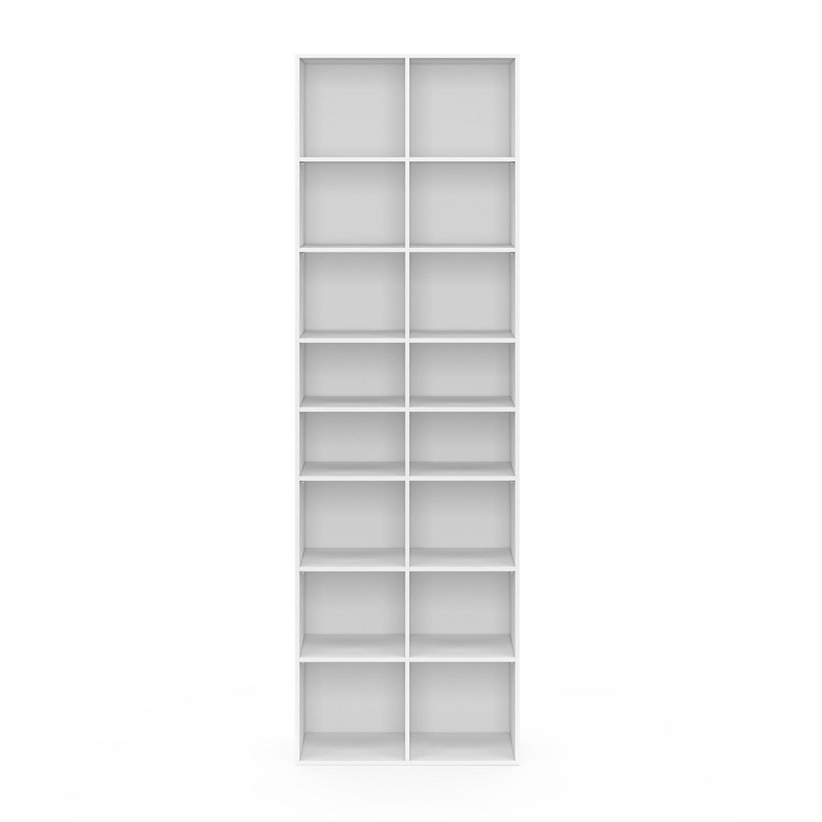 ID MARKET Etagère à chaussures 16 compartiments blanc