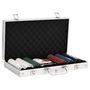 Voir la diapositive 2 : VIDAXL Jeu de jetons de poker 300 pcs 4 g