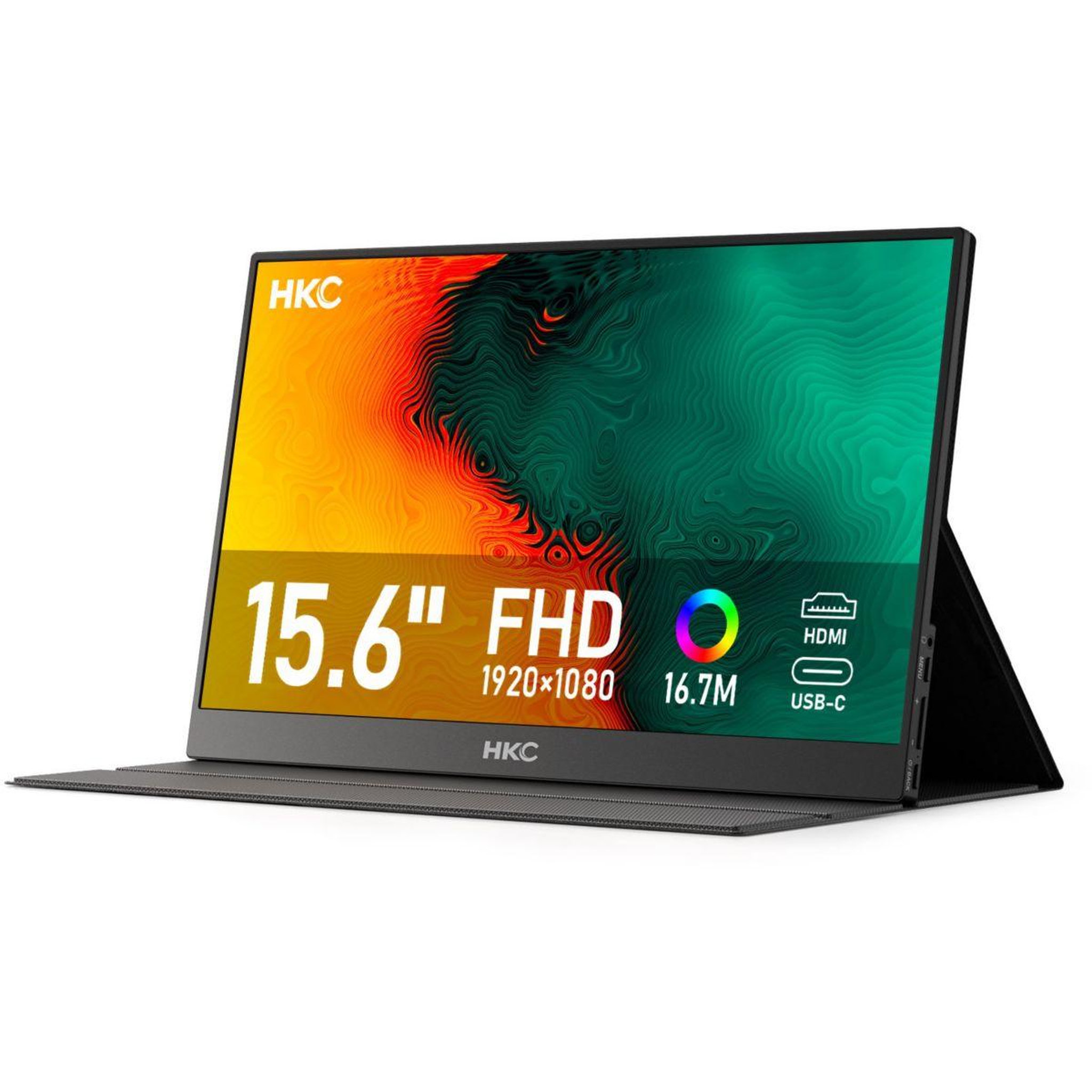 HKC Ecran pc v16 16  ips full hd usb-c cover avec support intégré