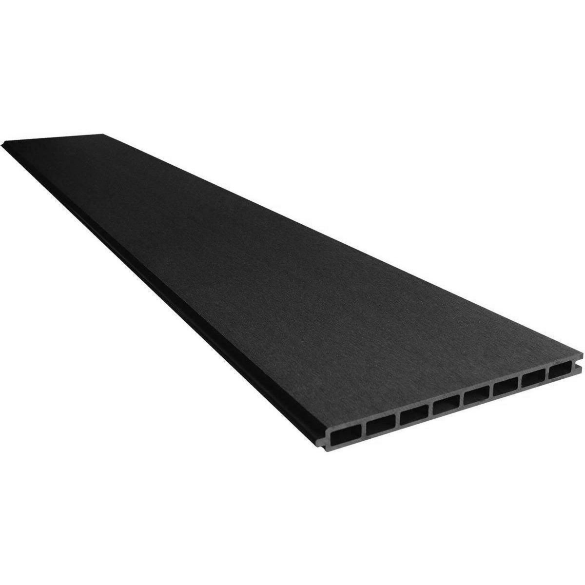 RED DECO Lot de 7 lames + 2 barres PHILLY Gris Bois composite x7