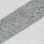 VIDAXL Couverture Coton Rayures 160x210 cm Vert fonce