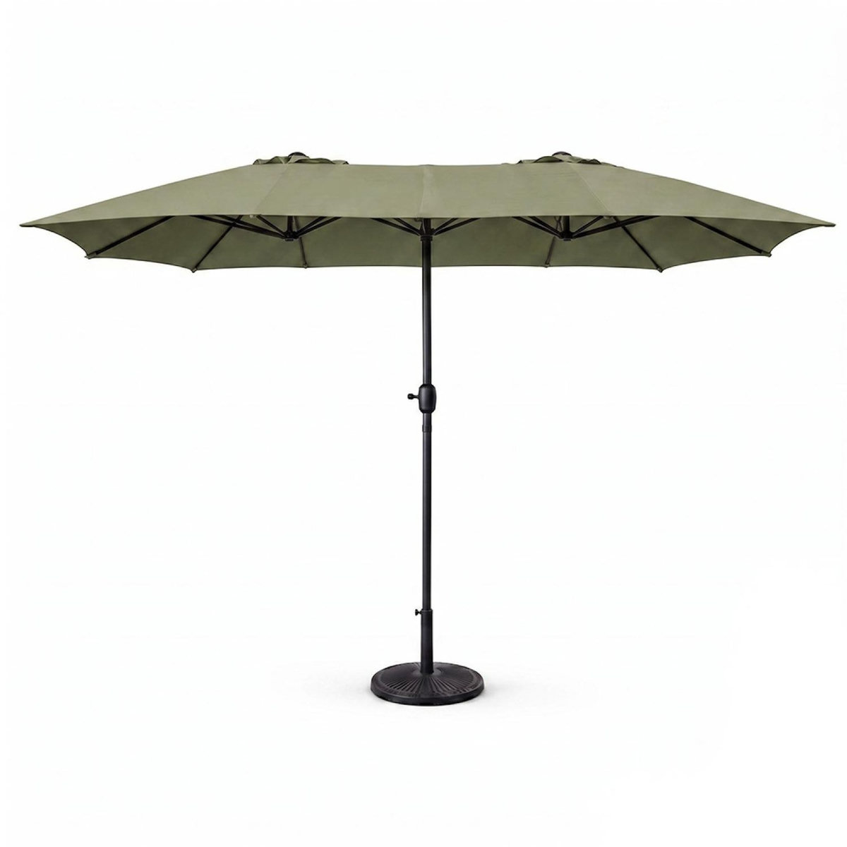 CONCEPT USINE Parasol rectangulaire double 2,7x4,6m vert VENICE