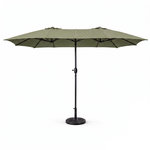 CONCEPT USINE Parasol rectangulaire double 2,7x4,6m vert VENICE