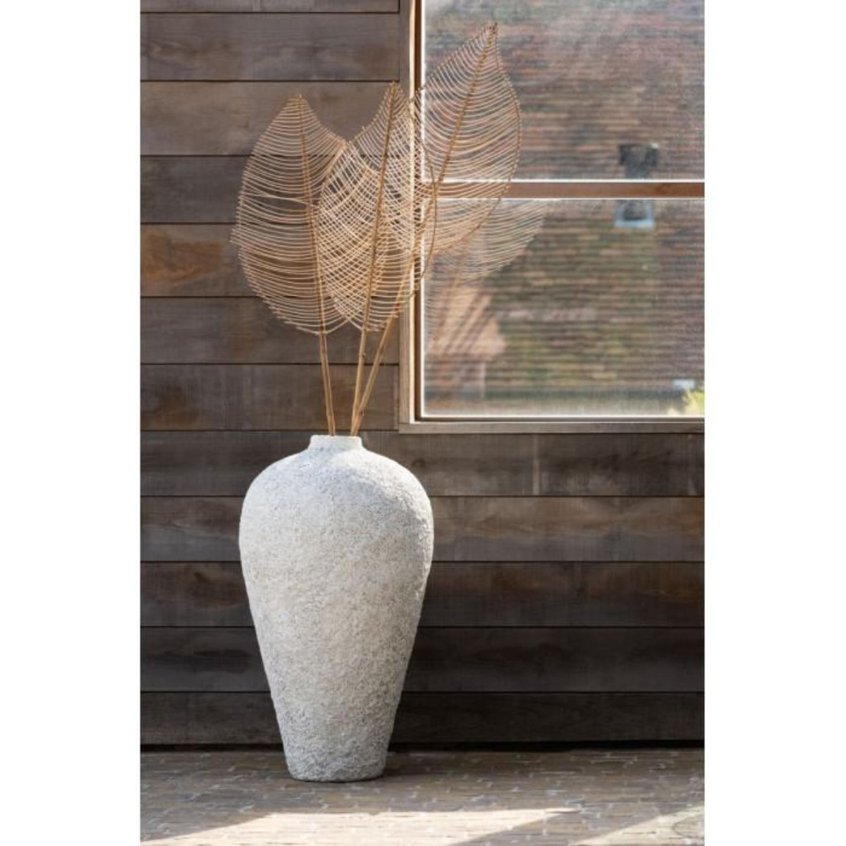 Paris Prix Vase Pot Antique en Ciment  Mack  100cm Blanc