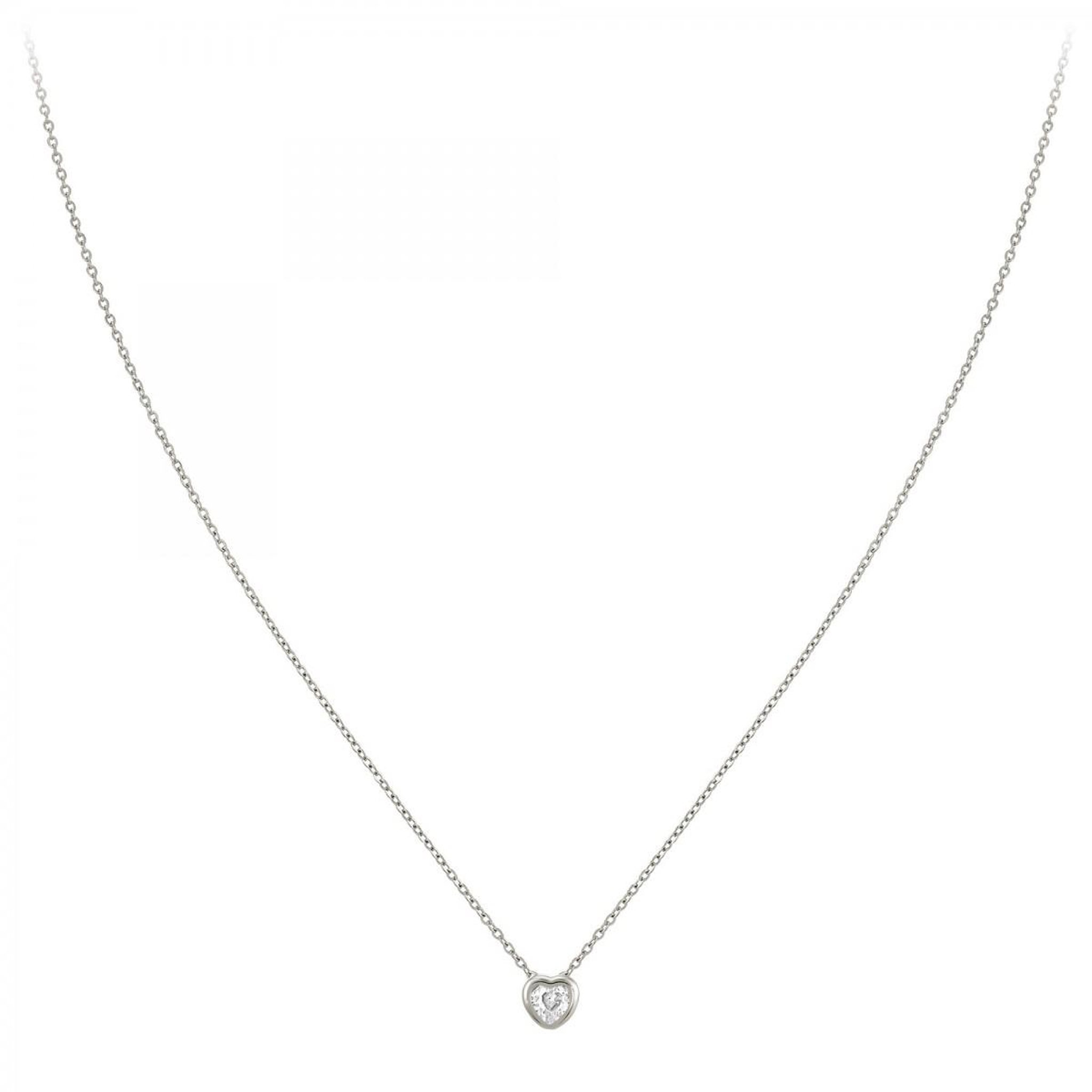Voir la diapositive 3 : SC CRYSTAL Collier coeur SC Crystal orné de Zirconium