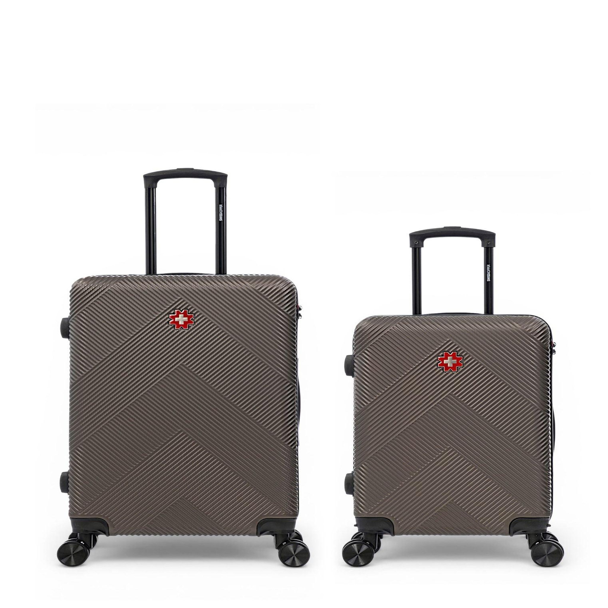 SWISS KOPPER Lot de 2 Valises Rigides Taille Moyenne et Cabine OLTEN