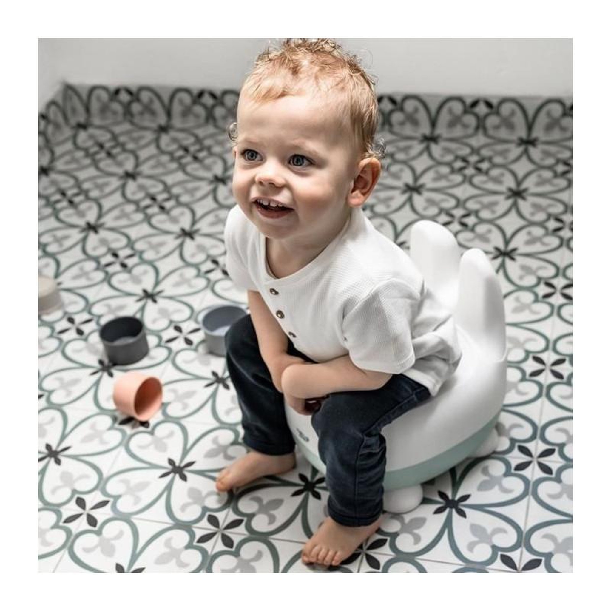 Voir la diapositive 2 : THERMOBABY Pot ludique - THERMOBABY - Lapin - Cuvette amovible