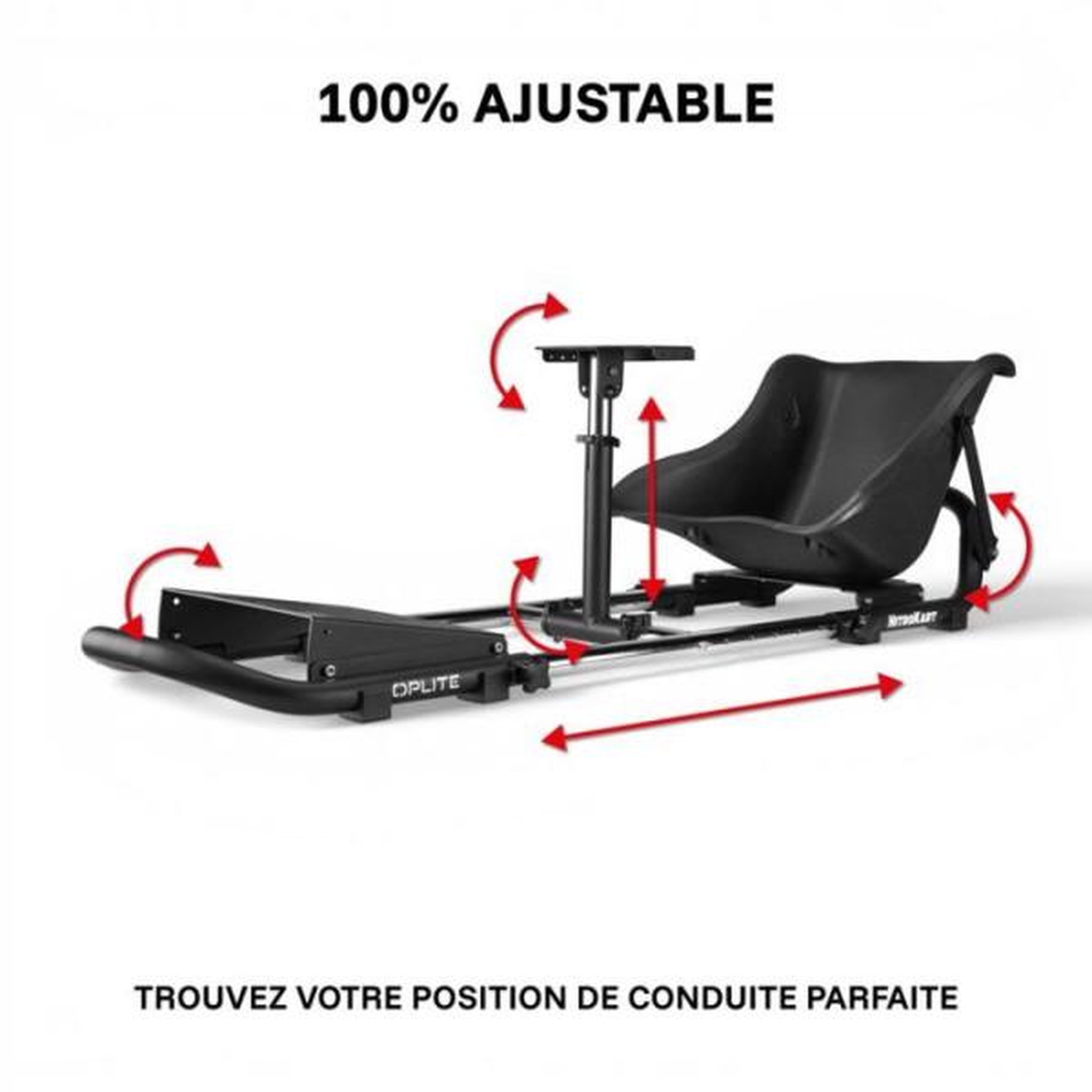 Voir la diapositive 6 : OPLITE Cockpit nitrokart v2 noir