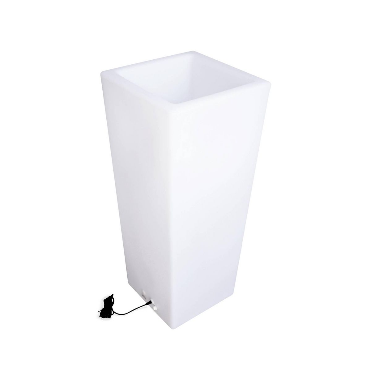 SWEEEK Vase LED 75cm - Pot de fleurs décoratif lumineux. 16 couleurs. 75cm. rechargeable. télécommande