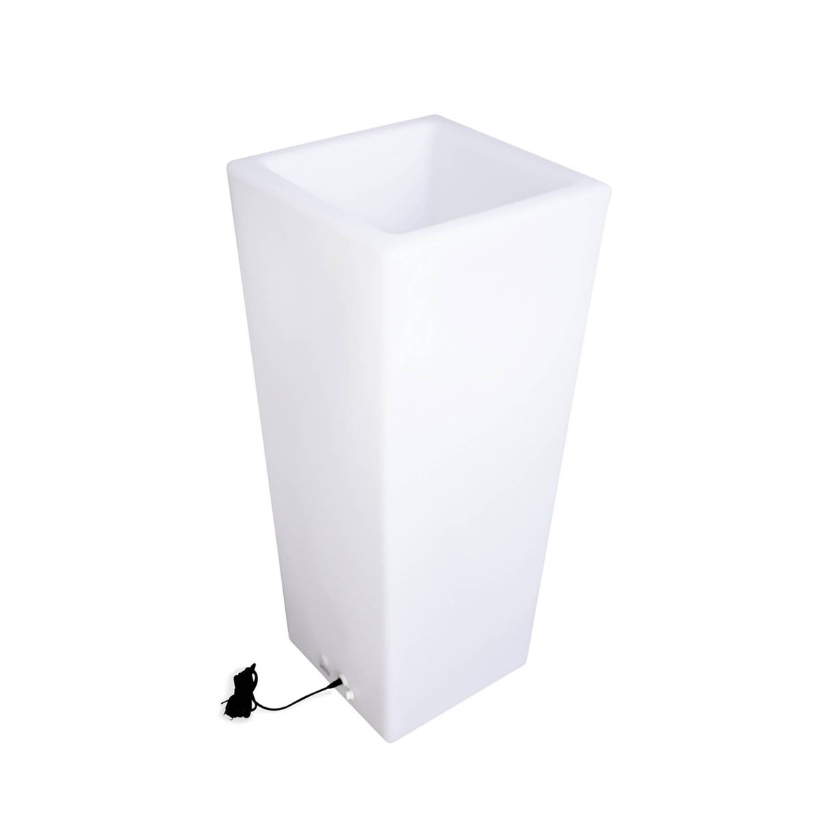 SWEEEK Vase LED 75cm - Pot de fleurs décoratif lumineux. 16 couleurs. 75cm. rechargeable. télécommande