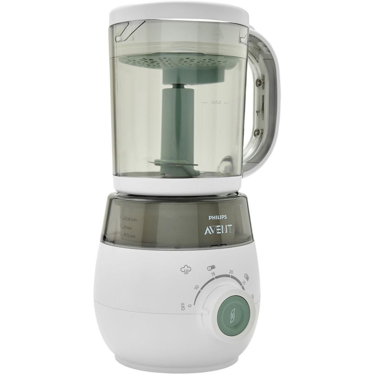 Philips Mixeur Cuiseur Bébé Cuiseur Vapeur 4 en 1 SCF885/01