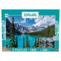 Voir la diapositive 1 : GOLIATH Puzzles 1000 et 500 pièces - Collection Ushuaia Lac de Moraine et Lac Maligne (Canada)