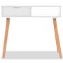 Voir la diapositive 3 : VIDAXL Table console Bois de pin massif 80 x 30 x 72 cm Blanc