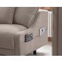 Voir la diapositive 4 : BEST MOBILIER Royal - canapé d'angle gauche - 4 places - convertible avec coffre - en velours