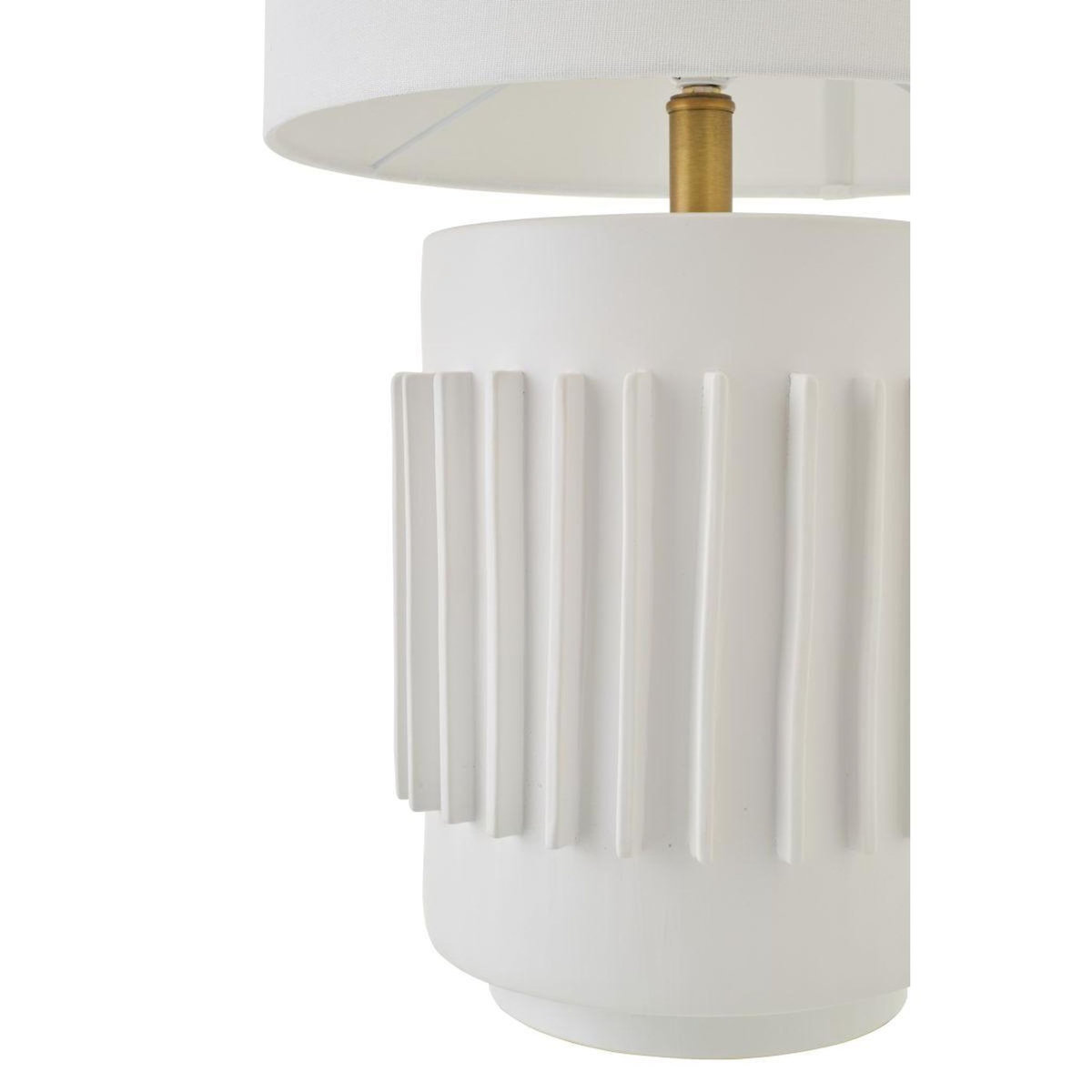 Paris Prix Lampe à Poser en Céramique  Latas  71cm Blanc