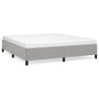 Voir la diapositive 2 : VIDAXL Cadre de lit sans matelas gris clair 180x200 cm tissu